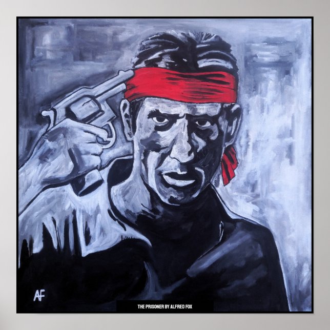 Póster El prisionero Pintura de Alfred Fox (Frente)