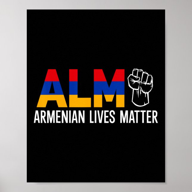 Póster El problema de las vidas armenias Rótulo los orgul (Frente)