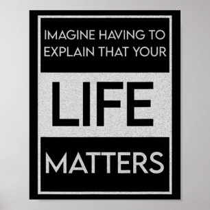 Póster El Problema De Las Vidas Negra La Resistencia De L