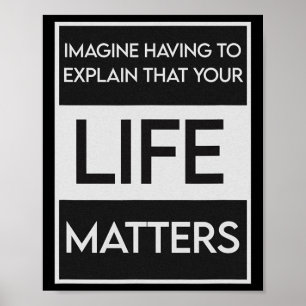 Póster El Problema De Las Vidas Negra La Resistencia De L