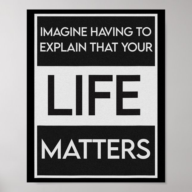 Póster El Problema De Las Vidas Negra La Resistencia De L (Frente)