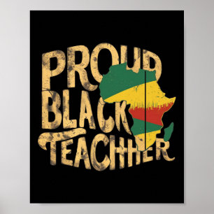 Póster El problema del maestro negro educadores del orgul