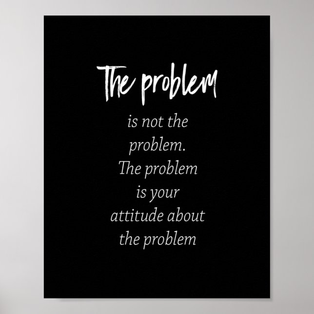 Póster el problema no es el problema (Frente)