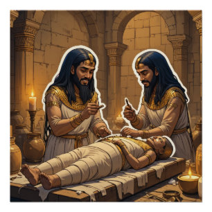 Póster El Proceso de Momificación