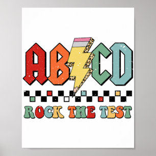 Póster El profesor de día estudiante de Retro Motivaciona