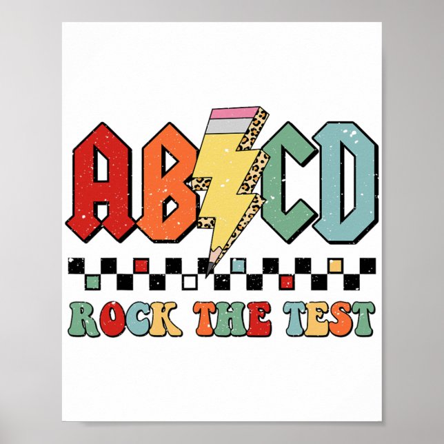 Póster El profesor de día estudiante de Retro Motivaciona (Frente)