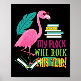 Póster El profesor Flamingo My Flock sacudirá el primer d