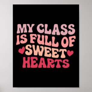 Póster El Profesor Valentines Regresa A La Escuela 100 Dí