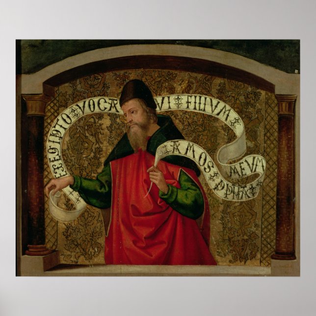 Póster El profeta Amos, 1535 (Frente)