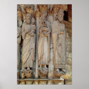 Póster El profeta Simeon, San Juan Bautista