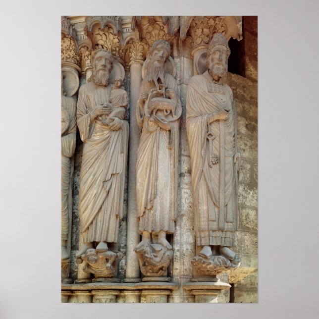 Póster El profeta Simeon, San Juan Bautista (Frente)