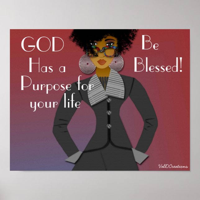Póster El propósito de Dios (Frente)
