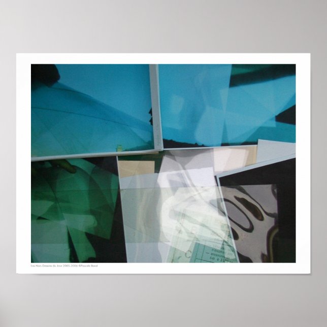 Póster El proyecto de Les Non-Dessins du Jour 2005-06 Hal (Frente)