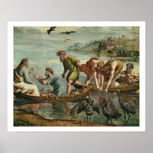 Póster El proyecto milagroso de los pescados (dibujo