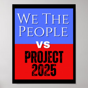 Póster El Proyecto We The People Vs 2025 Save Democracy P