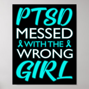 Póster El Ptsd Enfrentó La Cinta G De Conciencia De Los C