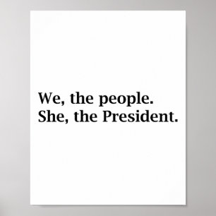 Póster El Pueblo Apoya A Kamala Harris Por La Presidencia