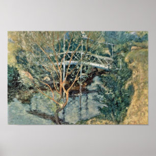 Póster El puente blanco de Twachtman John Henry