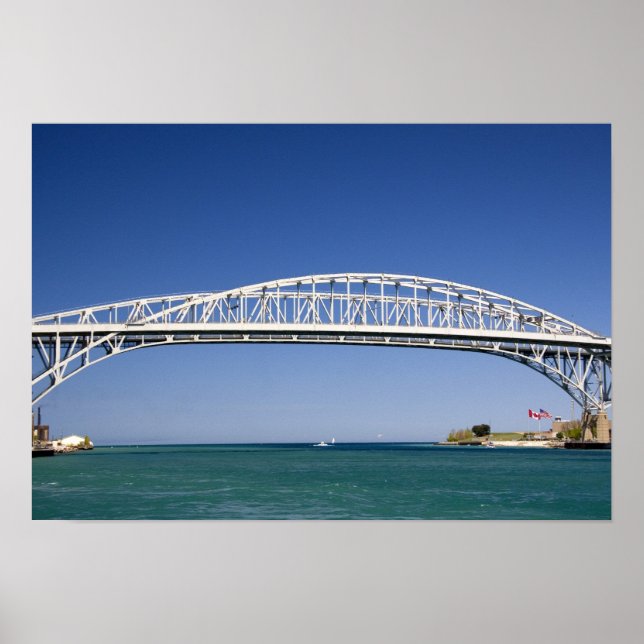 Póster El puente Blue Water Bridge es un puente de dos di (Frente)