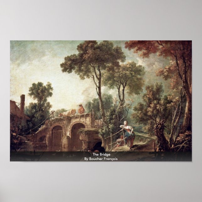 Póster El Puente De Boucher François (Frente)
