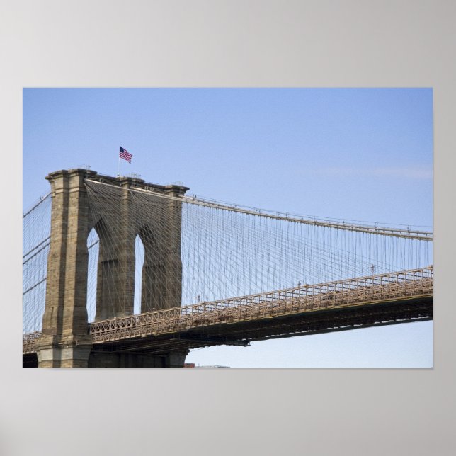 Póster El puente de Brooklyn en Nueva York, New 2 (Frente)