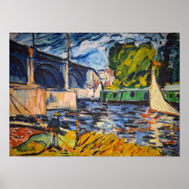 Póster El puente de Chatou | Maurice de Vlaminck |