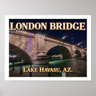 Póster El Puente de Londres Lago Havasu Arizona
