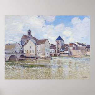 Póster El Puente de Moret, Alfred Sisley