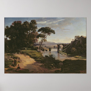 Póster El puente de Narni, c.1826-27