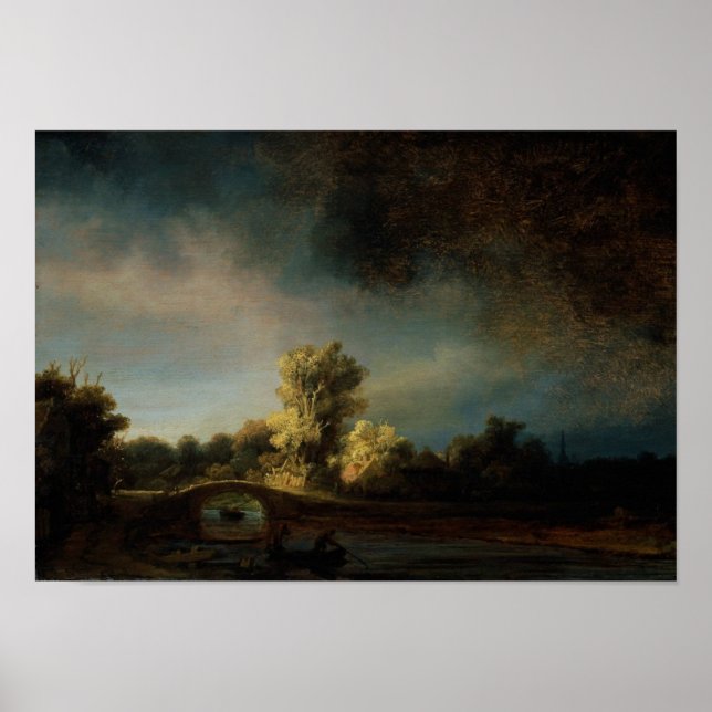 Póster El puente de piedra (Frente)