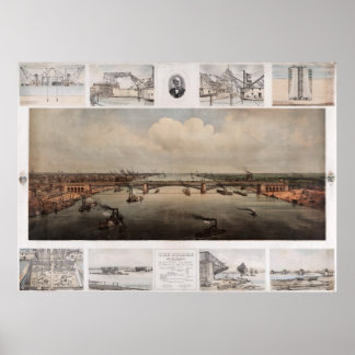 Póster El puente de St. Louis Missouri