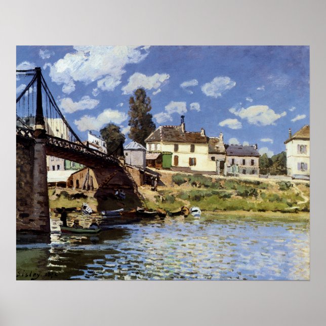 Póster El puente de Villeneuve-la-Garenne (Frente)