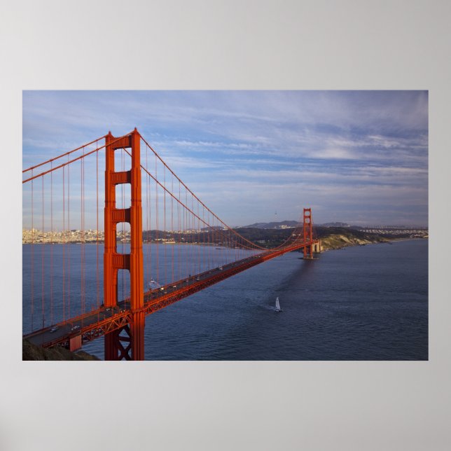 Póster El puente Golden Gate desde Marin (Frente)