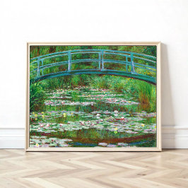Póster El puente japonés de Claude Monet