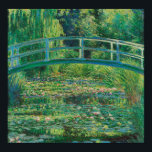Póster El puente japonés (estanque de Lily-Agua), Monet<br><div class="desc">Oscar-Claude Monet (14 de noviembre de 1840 a 5 de diciembre de 1926) fue un pintor francés, fundador de la pintura impresionista francesa y el profesional más consistente y prolífico de la filosofía del movimiento de expresar las propias percepciones ante la naturaleza, especialmente en lo que se refiere a la...</div>