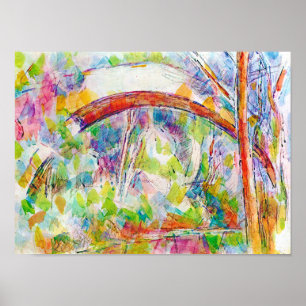 Póster El puente, Paul Cezanne