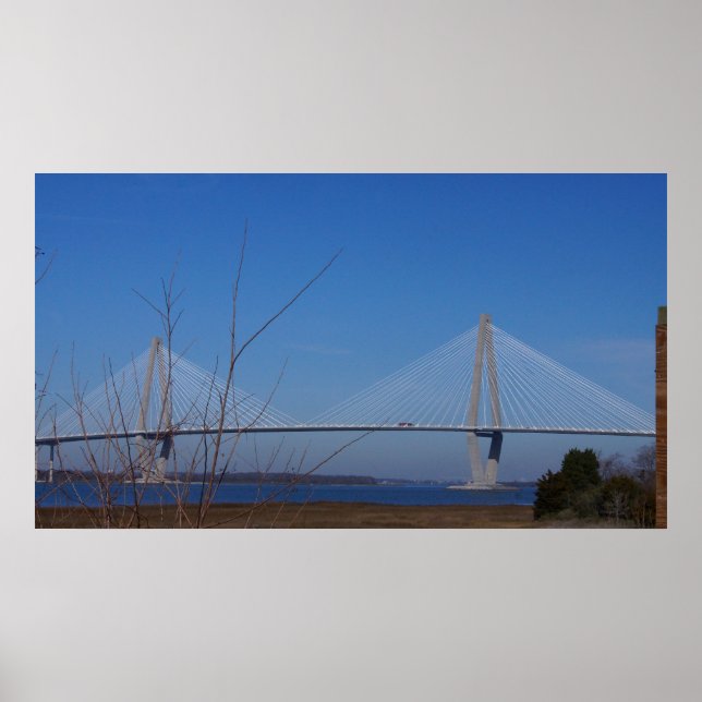 Póster El puente Ravenel (Frente)