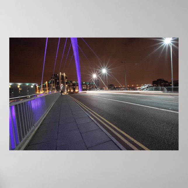 Póster El puente Squinty, Glasgow (Frente)