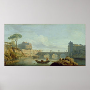 Póster El puente y el castillo de Sant'Angelo, 1745