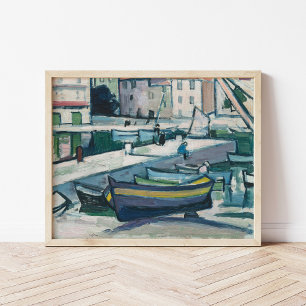 Póster El puerto, Cassis   Samuel John Peploe