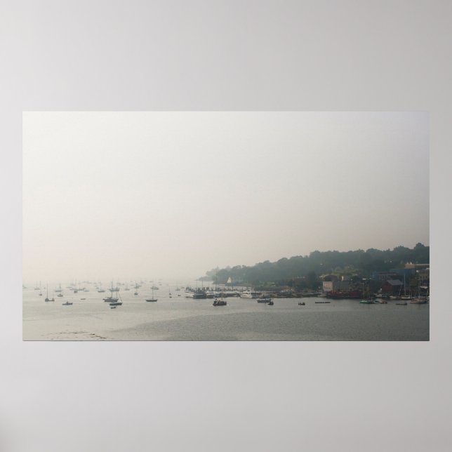 Póster El puerto de Belfast, Maine (Frente)