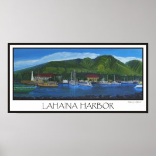 Póster El puerto de Lahaina