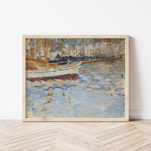 Póster El puerto de Niza | Berthe Morisot (Subido por el creador)