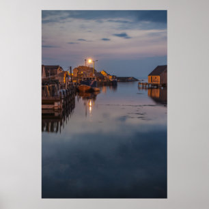 Póster El puerto de Peggy's Cove