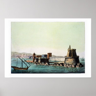 Póster El puerto y el mole de Argel, plato 69 de Le