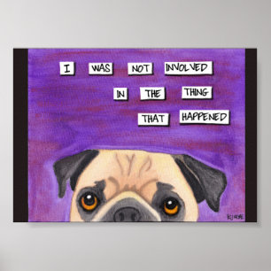 Póster El Pug Es Inocente