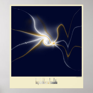 Póster el pulpo azul del anillo