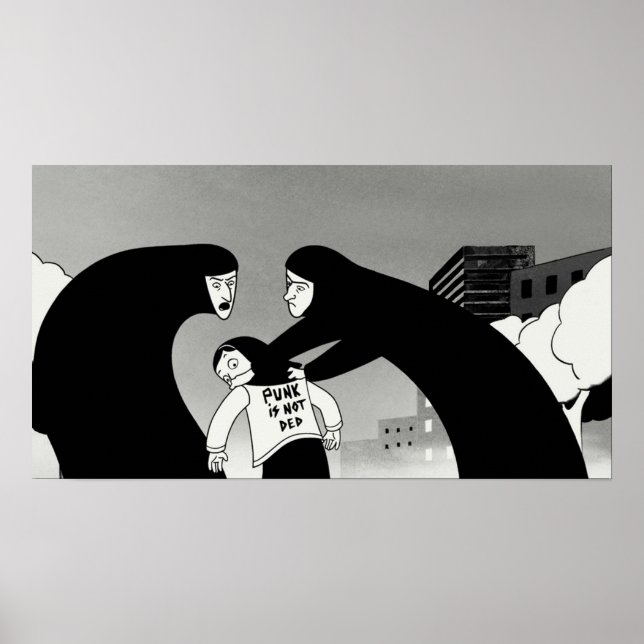 Póster El Punk de Persepolis no está muerto (Frente)