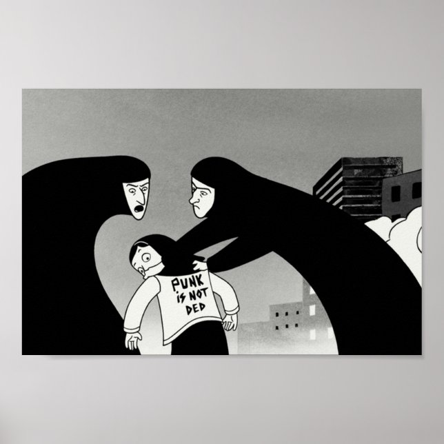 Póster El Punk de Persepolis no está muerto (Frente)