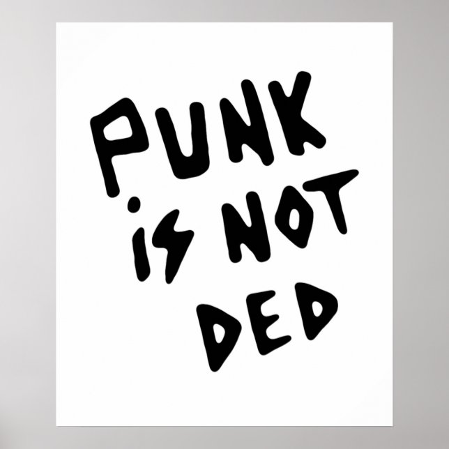 Póster El punk no está muerto Persepolis (Frente)